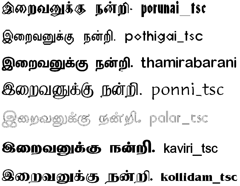 tamil fonts free download